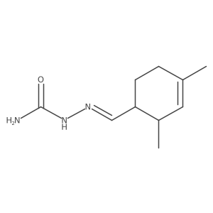 2-[(2,4-Dimethyl-3-cyclohexen-1-yl)methylene]hydrazinecarboxamide Structure
