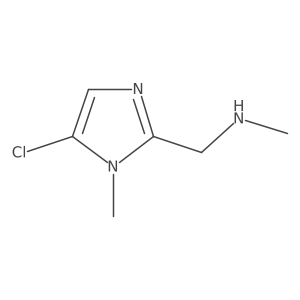 [(5-chloro-1-methyl-1H-imidazol-2-yl)methyl](methyl)amine Structure