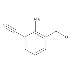 2-Amino-3-(hydroxymethyl)benzonitrile Structure