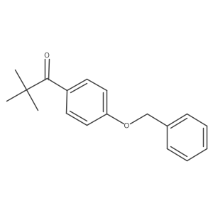 1-(4-Benzyloxy-phenyl)-2,2-dimethyl-propan-1-one结构式