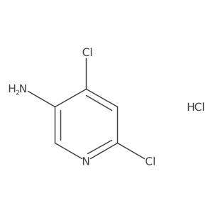 4,6-Dichloropyridin-3-amine hydrochloride Structure