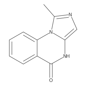 1-methyl-Imidazo[1,5-a]quinazolin-5(4H)-one结构式