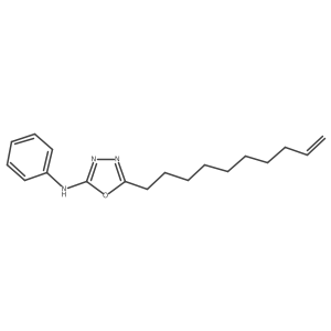 5-(9-Decen-1-yl)-N-phenyl-1,3,4-oxadiazol-2-amine结构式