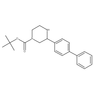 tert-Butyl (R)-3-([1,1'-biphenyl]-4-yl)piperazine-1-carboxylate Structure