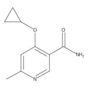 4-Cyclopropoxy-6-methylnicotinamide Structure