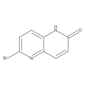6-Bromo-1,5-naphthyridin-2(1H)-one Structure