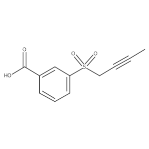 3-(But-2-yn-1-ylsulfonyl)benzoic acid Structure