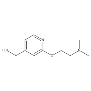 {2-[2-(Dimethylamino)ethoxy]pyridin-4-yl}methanamine Structure