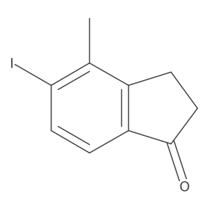 5-Iodo-4-methyl-2,3-dihydro-1H-inden-1-one Structure