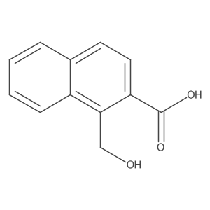 1-(Hydroxymethyl)naphthalene-2-carboxylic acid结构式