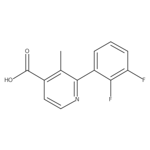 2-(2,3-Difluorophenyl)-3-methylisonicotinic acid Structure
