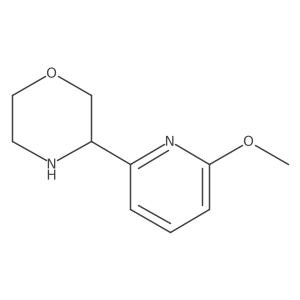 3-(6-Methoxypyridin-2-yl)morpholine Structure