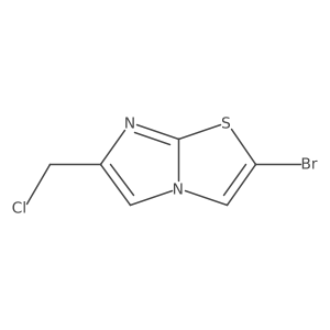 2-Bromo-6-(chloromethyl)imidazo[2,1-b]thiazole Structure