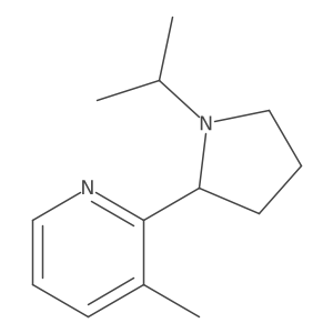 2-(1-Isopropylpyrrolidin-2-yl)-3-methylpyridine结构式