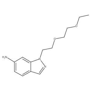 1-[2-(2-Ethoxyethoxy)ethyl]-1h-indazol-6-amine结构式