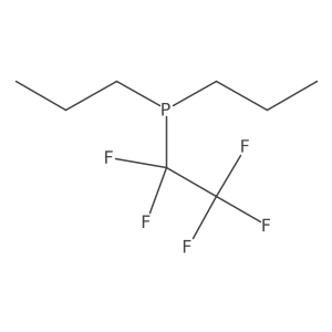 Phosphine, (1,1,2,2,2-pentafluoroethyl)dipropyl-结构式