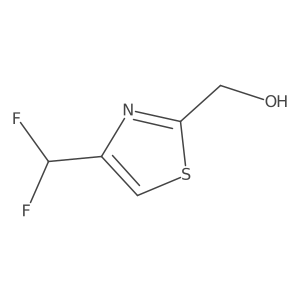 2-Thiazolemethanol, 4-(difluoromethyl)-结构式
