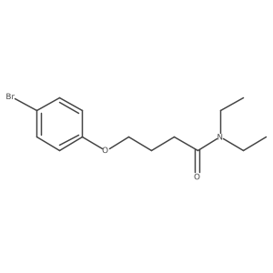 4-(4-bromophenoxy)-N,N-diethylbutanamide Structure