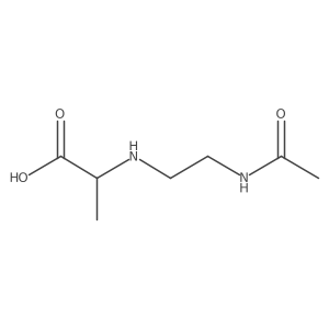 (2-Acetamidoethyl)alanine Structure