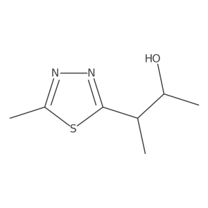3-(5-Methyl-1,3,4-thiadiazol-2-yl)butan-2-ol Structure