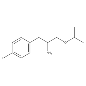 1-(4-Fluorophenyl)-3-isopropoxypropan-2-amine结构式