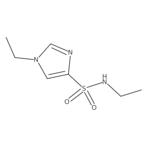 N,1-diethyl-1H-imidazole-4-sulfonamide结构式