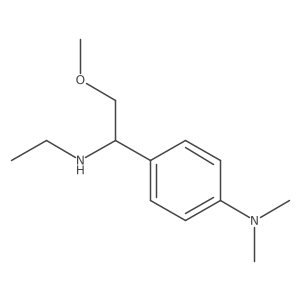 Benzenemethanamine, 4-(dimethylamino)-N-ethyl-I+/--(methoxymethyl)- Structure