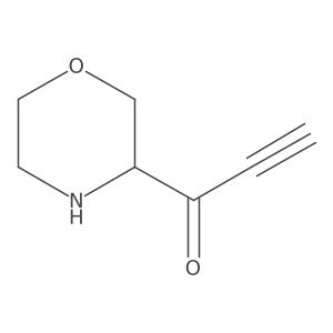 1-(Morpholin-3-yl)prop-2-yn-1-one结构式