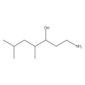 1-Amino-4,6-dimethylheptan-3-ol Structure