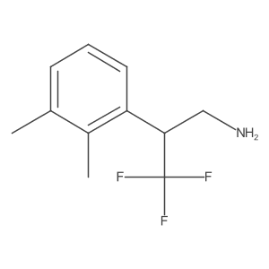 2-(2,3-Dimethylphenyl)-3,3,3-trifluoropropan-1-amine Structure