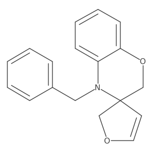 4-benzyl-2H,2'H,4H-spiro[benzo[b][1,4]oxazine-3,3'-furan] Structure