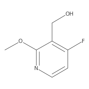 4-Fluoro-2-methoxy-3-pyridinemethanol结构式