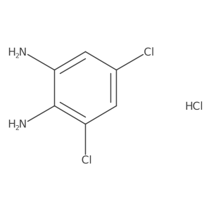 3,5-Dichlorobenzene-1,2-diamine hydrochloride结构式