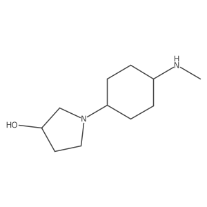 (S)-1-(4-(methylamino)cyclohexyl)pyrrolidin-3-ol Structure