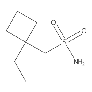 (1-Ethylcyclobutyl)methanesulfonamide Structure