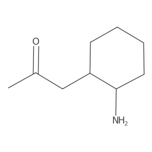 1-(2-Aminocyclohexyl)propan-2-one Structure