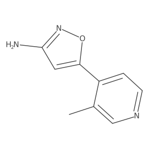 5-(3-Methylpyridin-4-yl)-1,2-oxazol-3-amine Structure