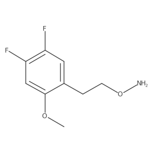 O-[2-(4,5-difluoro-2-methoxyphenyl)ethyl]hydroxylamine Structure