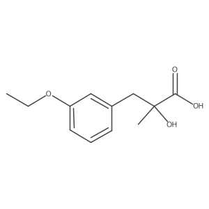 3-(3-Ethoxyphenyl)-2-hydroxy-2-methylpropanoic acid Structure