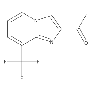 1-(8-(Trifluoromethyl)imidazo[1,2-a]pyridin-2-yl)ethanone Structure