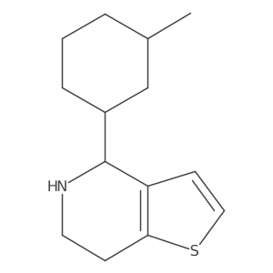 4-(3-methylcyclohexyl)-4H,5H,6H,7H-thieno[3,2-c]pyridine Structure