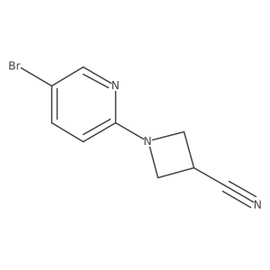 1-(5-Bromopyridin-2-yl)azetidine-3-carbonitrile Structure