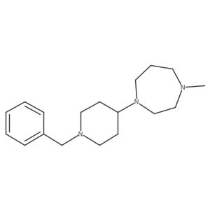 Hexahydro-1-methyl-4-[1-(phenylmethyl)-4-piperidinyl]-1H-1,4-diazepine Structure
