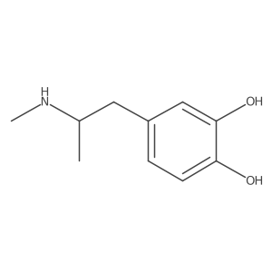 (s)-3,4-Dihydroxymethamphetamine Structure