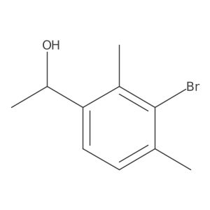 (1R)-1-(3-bromo-2,4-dimethylphenyl)ethan-1-ol结构式