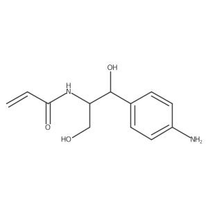 N-[1-(4-aminophenyl)-1,3-dihydroxypropan-2-yl]prop-2-enamide结构式