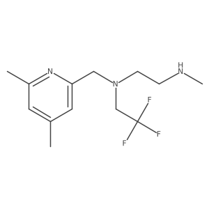 [(4,6-Dimethylpyridin-2-yl)methyl][2-(methylamino)ethyl](2,2,2-trifluoroethyl)amine Structure
