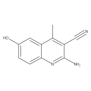 2-Amino-6-hydroxy-4-methylquinoline-3-carbonitrile Structure