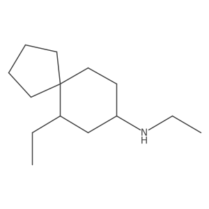N,6-diethylspiro[4.5]decan-8-amine Structure