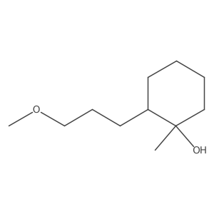 rac-(1R,2S)-2-(3-methoxypropyl)-1-methylcyclohexan-1-ol结构式